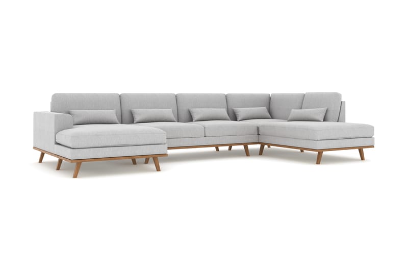 Copenhagen U-Soffa - Linnegrå - Möbler - Soffa - U-soffa