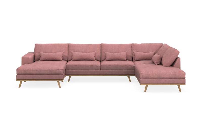 Copenhagen U-Soffa - Rosa - U-soffa