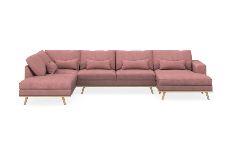 Copenhagen U-Soffa - Rosa - U-soffa