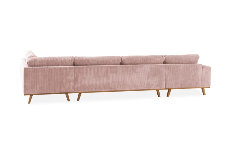 Copenhagen U-Soffa - Rosa/Ek - U-soffa