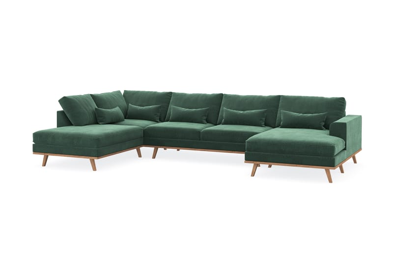 Copenhagen U-Soffa Vänster - Mörkgrön - Möbler - Soffa - U-soffa