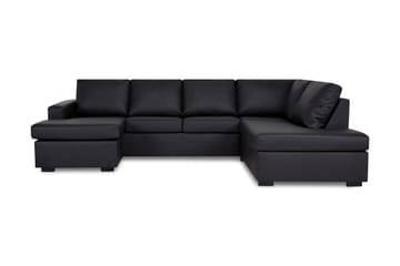 Crazy 4-sits Högervänd U-formad Large Soffa med Divan och Schäslong i Konstläder