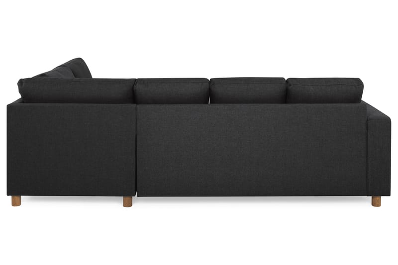 Crazy 4-sits Högervänd U-formad Large Soffa med Divan och Schäslong i Tyg - Antracit - Möbler - Soffa - U-soffa