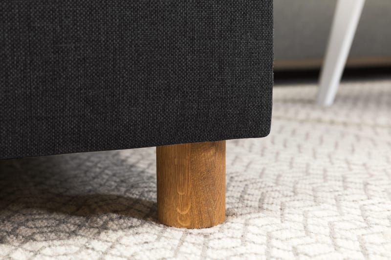 Crazy 4-sits Högervänd U-formad Large Soffa med Divan och Schäslong i Tyg - Antracit - Möbler - Soffa - U-soffa