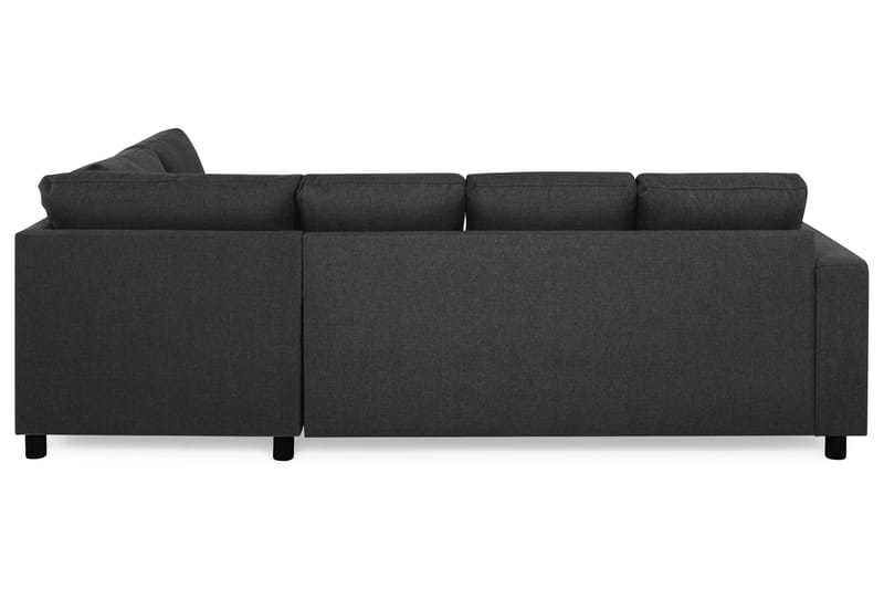 Crazy 4-sits Högervänd U-formad Large Soffa med Divan och Schäslong i Tyg - Antracit - Möbler - Soffa - U-soffa