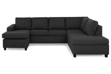 Crazy 4-sits Högervänd U-formad Large Soffa med Divan och Schäslong i Tyg