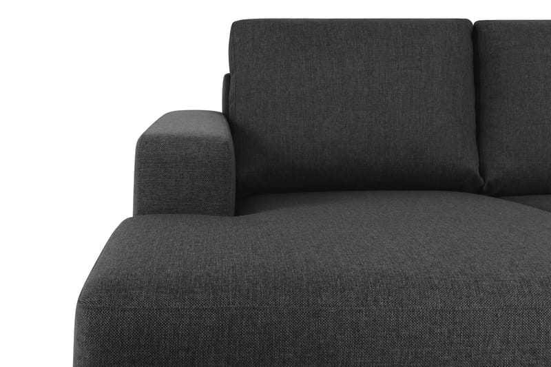 Crazy 4-sits Högervänd U-formad Large Soffa med Divan och Schäslong i Tyg - Antracit - Möbler - Soffa - U-soffa