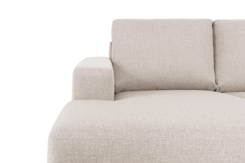 Crazy 4-sits Högervänd U-formad Large Soffa med Divan och Schäslong i Tyg - Beige - Möbler - Soffa - U-soffa