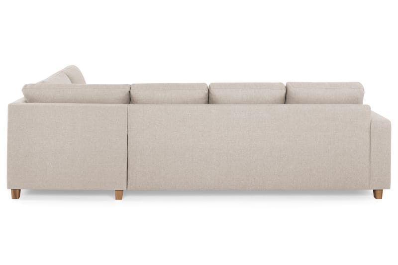 Crazy 4-sits Högervänd U-formad Large Soffa med Divan och Schäslong i Tyg - Beige - Möbler - Soffa - U-soffa
