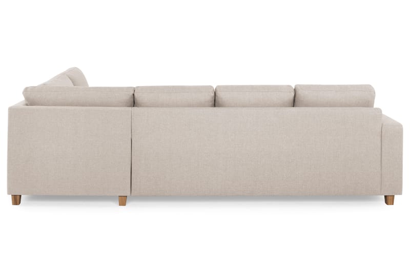 Crazy 4-sits Högervänd U-formad Large Soffa med Divan och Schäslong i Tyg - Beige - Möbler - Soffa - U-soffa