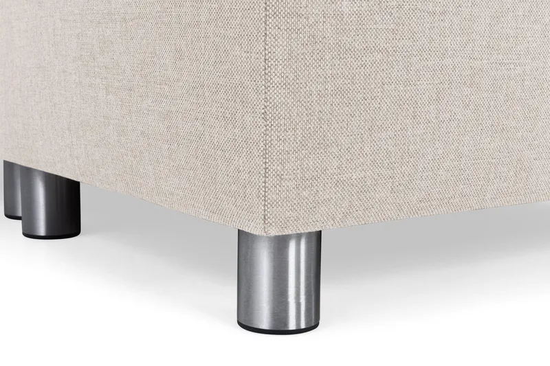 Crazy 4-sits Högervänd U-formad Large Soffa med Divan och Schäslong i Tyg - Beige - Möbler - Soffa - U-soffa