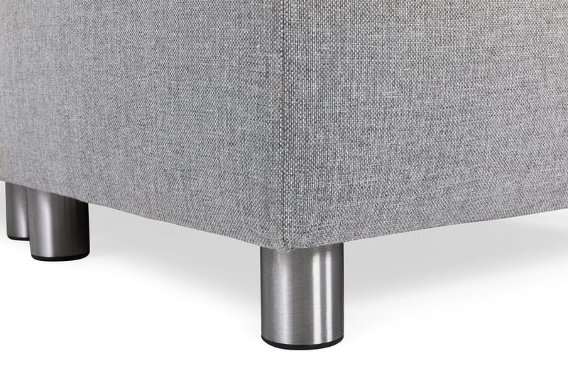 Crazy 4-sits Högervänd U-formad Large Soffa med Divan och Schäslong i Tyg - Grå - Möbler - Soffa - U-soffa