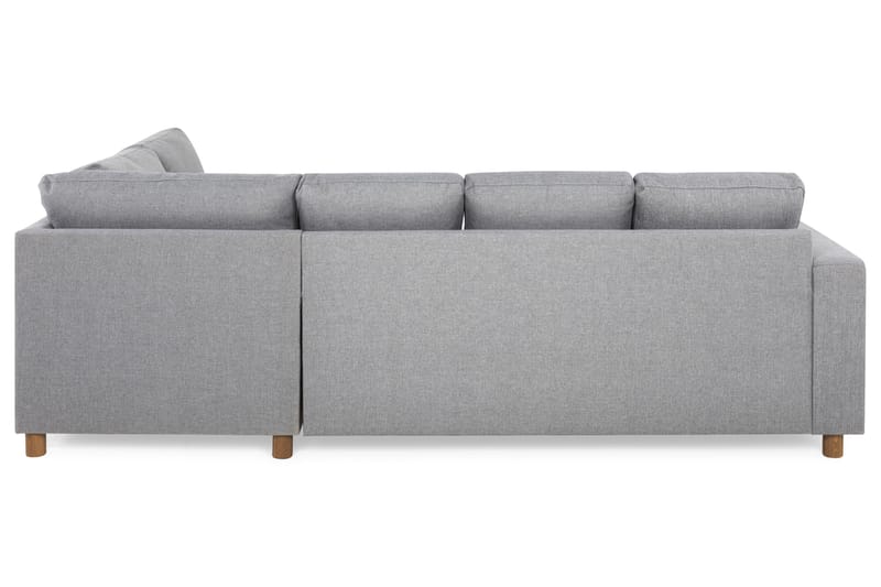 Crazy 4-sits Högervänd U-formad Large Soffa med Divan och Schäslong i Tyg - Grå - Möbler - Soffa - U-soffa