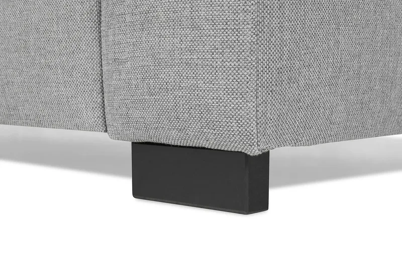 Crazy 4-sits Högervänd U-formad Large Soffa med Divan och Schäslong i Tyg - Grå - Möbler - Soffa - U-soffa