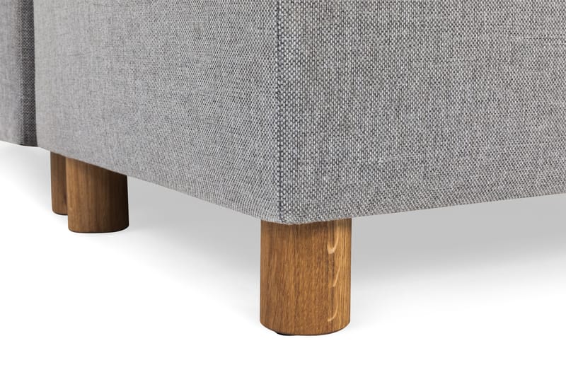 Crazy 4-sits Högervänd U-formad Large Soffa med Divan och Schäslong i Tyg - Grå - Möbler - Soffa - U-soffa