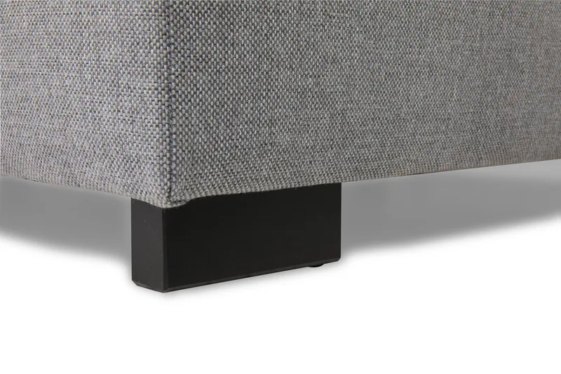 Crazy 4-sits Högervänd U-formad Large Soffa med Divan och Schäslong i Tyg inkl Kuvertkuddar - Grå - Möbler - Soffa - U-soffa