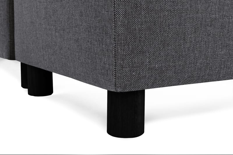 Crazy 4-sits Högervänd U-formad Large Soffa med Divan och Schäslong i Tyg - Mörkgrå - Möbler - Soffa - U-soffa