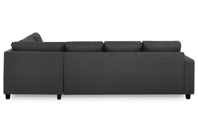 Crazy 4-sits Högervänd U-formad Large Soffa med Divan och Schäslong i Tyg - Mörkgrå - Möbler - Soffa - U-soffa
