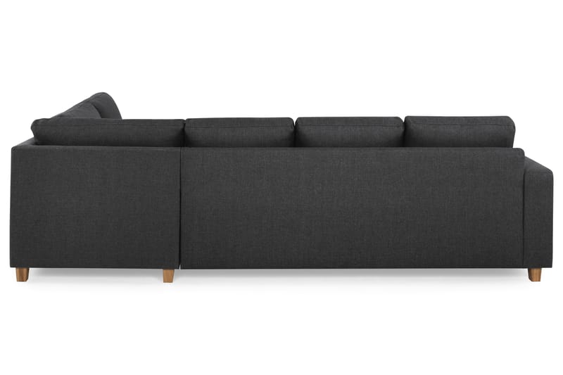 Crazy 4-sits Högervänd U-formad Large Soffa med Divan och Schäslong i Tyg - Mörkgrå - Möbler - Soffa - U-soffa