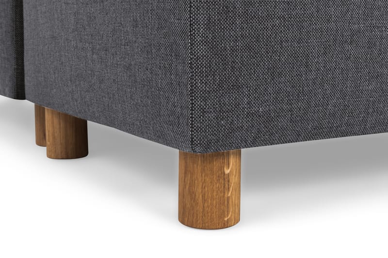 Crazy 4-sits Högervänd U-formad Large Soffa med Divan och Schäslong i Tyg - Mörkgrå - Möbler - Soffa - U-soffa