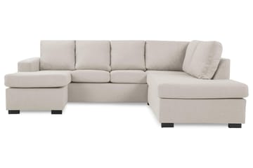 Crazy 4-sits Högervänd U-formad Small Soffa med Divan och Schäslong i Tyg