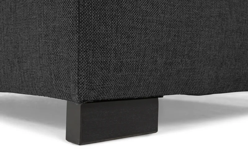 Crazy 4-sits Högervänd U-formad Small Soffa med Divan och Schäslong i Tyg inkl Kuvertkuddar - Mörkgrå - Möbler - Soffa - U-soffa