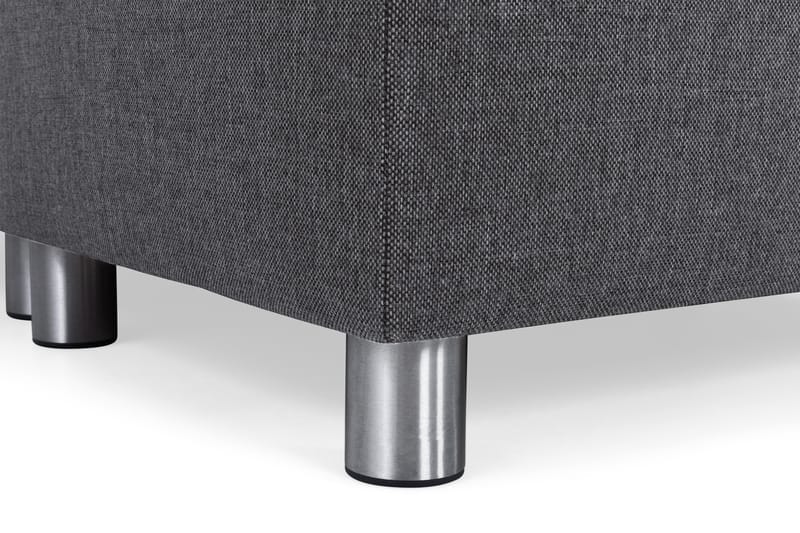 Crazy 4-sits Högervänd U-formad Small Soffa med Divan och Schäslong i Tyg - Mörkgrå - Möbler - Soffa - U-soffa