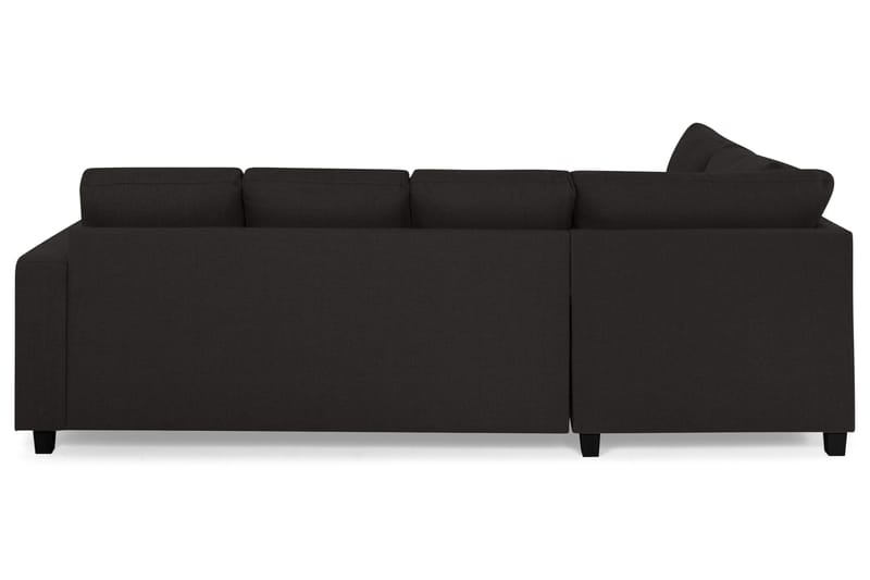 Crazy 4-sits Vänstervänd U-formad Large Soffa med Divan och Schäslong i Tyg - Antracit - Möbler - Soffa - U-soffa