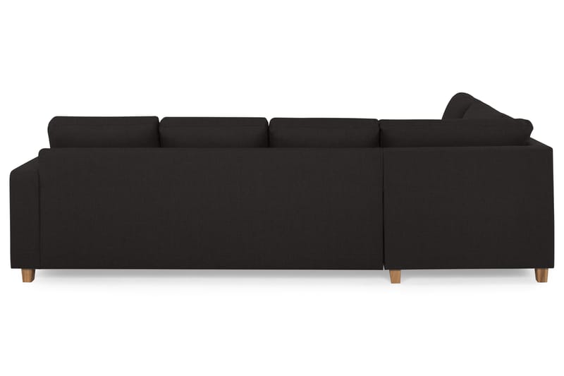 Crazy 4-sits Vänstervänd U-formad Large Soffa med Divan och Schäslong i Tyg - Antracit - Möbler - Soffa - U-soffa