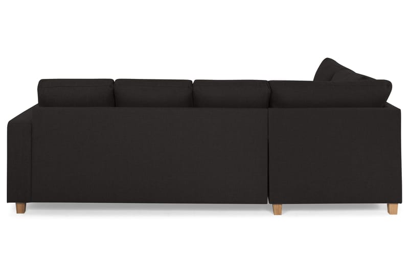 Crazy 4-sits Vänstervänd U-formad Large Soffa med Divan och Schäslong i Tyg - Antracit - Möbler - Soffa - U-soffa