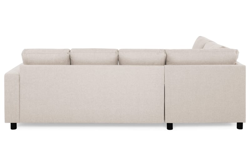 Crazy 4-sits Vänstervänd U-formad Large Soffa med Divan och Schäslong i Tyg - Beige - Möbler - Soffa - U-soffa