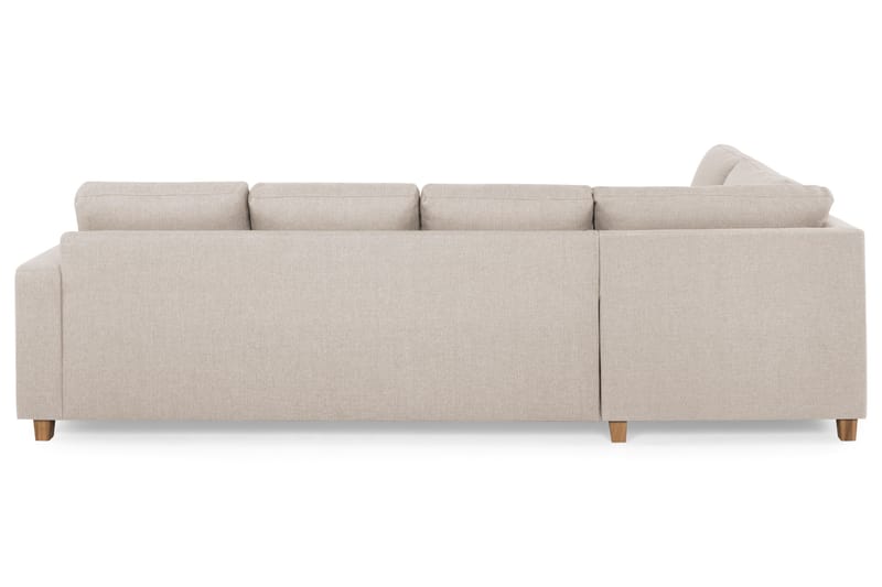 Crazy 4-sits Vänstervänd U-formad Large Soffa med Divan och Schäslong i Tyg - Beige - Möbler - Soffa - U-soffa