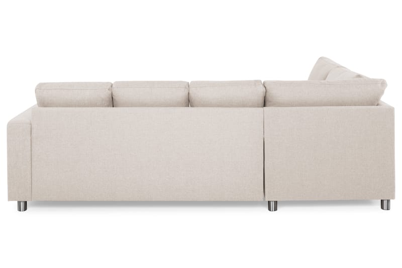 Crazy 4-sits Vänstervänd U-formad Large Soffa med Divan och Schäslong i Tyg - Beige - Möbler - Soffa - U-soffa