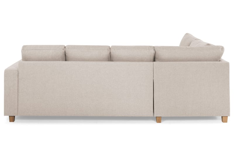 Crazy 4-sits Vänstervänd U-formad Large Soffa med Divan och Schäslong i Tyg - Beige - Möbler - Soffa - U-soffa