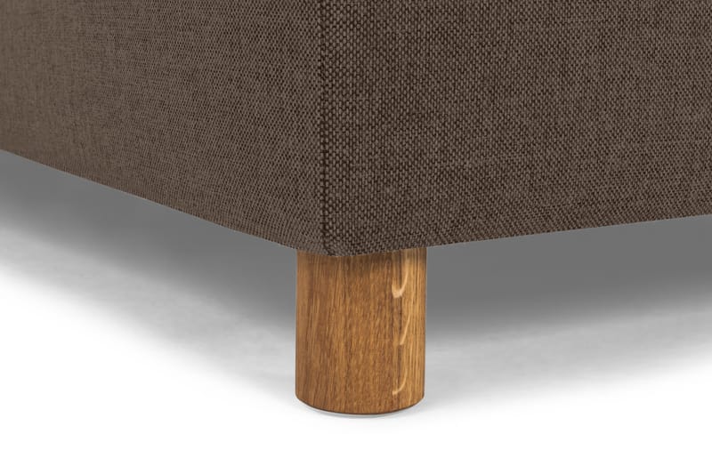 Crazy 4-sits Vänstervänd U-formad Large Soffa med Divan och Schäslong i Tyg - Brun - Möbler - Soffa - U-soffa