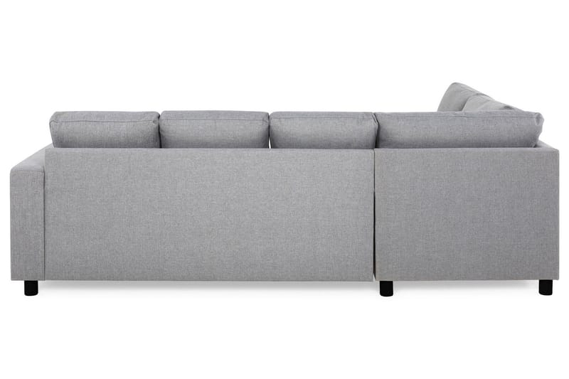 Crazy 4-sits Vänstervänd U-formad Large Soffa med Divan och Schäslong i Tyg - Grå - Möbler - Soffa - U-soffa
