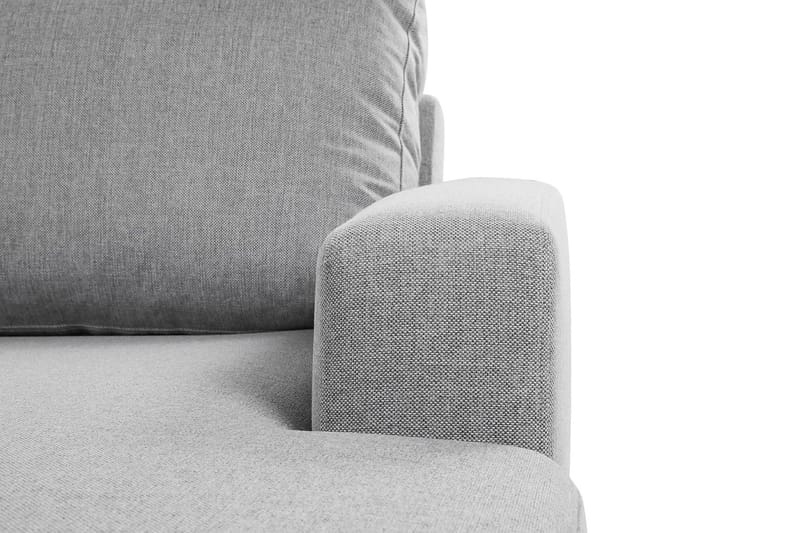 Crazy 4-sits Vänstervänd U-formad Large Soffa med Divan och Schäslong i Tyg - Grå - Möbler - Soffa - U-soffa