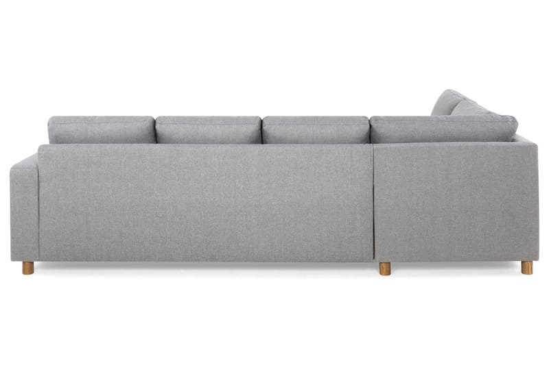 Crazy 4-sits Vänstervänd U-formad Large Soffa med Divan och Schäslong i Tyg - Grå - Möbler - Soffa - U-soffa