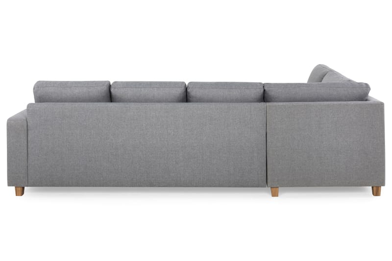 Crazy 4-sits Vänstervänd U-formad Large Soffa med Divan och Schäslong i Tyg - Grå - Möbler - Soffa - U-soffa