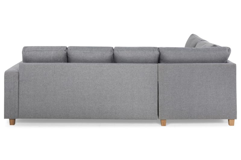 Crazy 4-sits Vänstervänd U-formad Large Soffa med Divan och Schäslong i Tyg - Grå - Möbler - Soffa - U-soffa