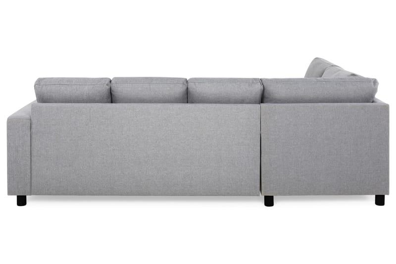 Crazy 4-sits Vänstervänd U-formad Large Soffa med Divan och Schäslong i Tyg - Grå - Möbler - Soffa - U-soffa