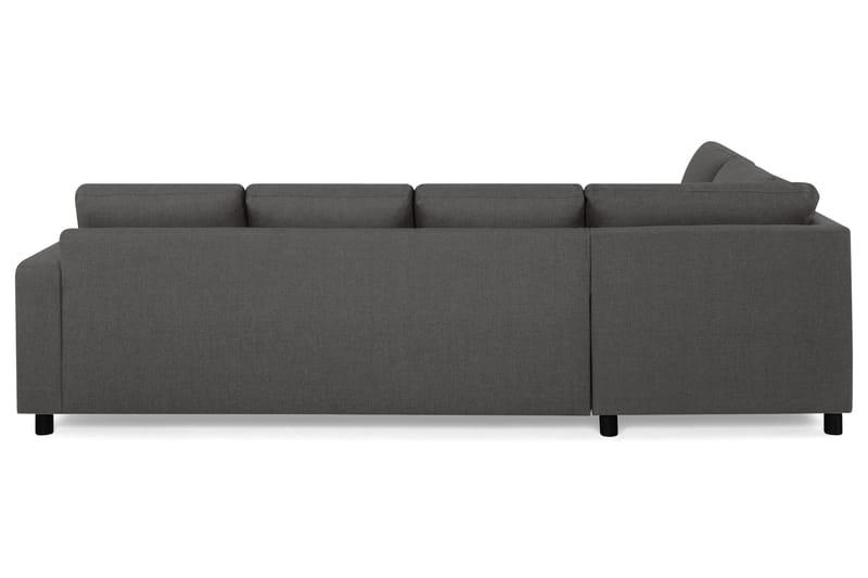 Crazy 4-sits Vänstervänd U-formad Large Soffa med Divan och Schäslong i Tyg - Mörkgrå - Möbler - Soffa - U-soffa