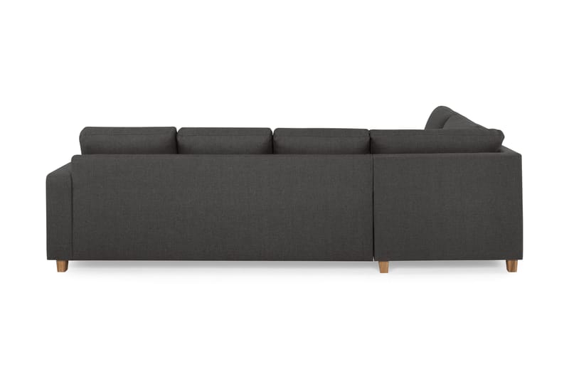 Crazy 4-sits Vänstervänd U-formad Large Soffa med Divan och Schäslong i Tyg - Mörkgrå - Möbler - Soffa - U-soffa