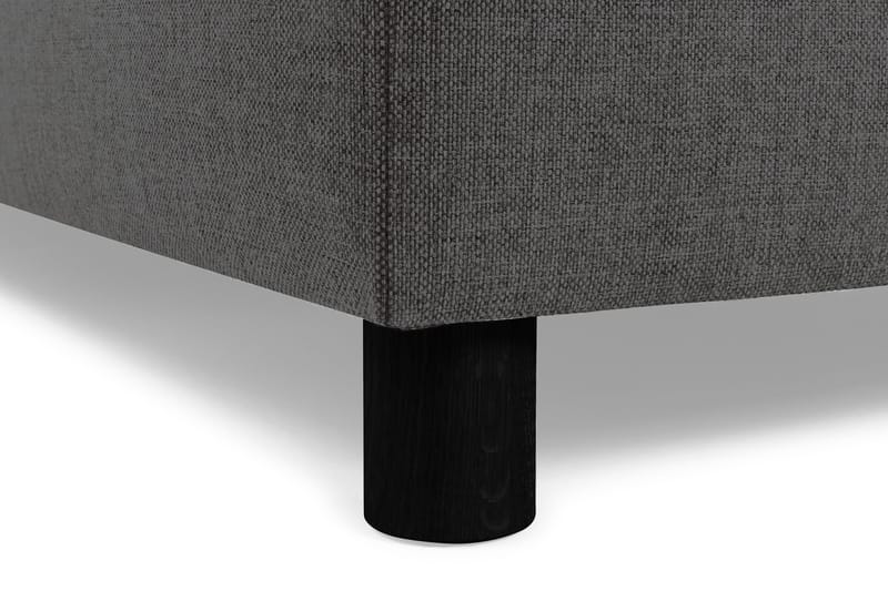 Crazy 4-sits Vänstervänd U-formad Small Soffa med Divan och Schäslong i Tyg - Mörkgrå - Möbler - Soffa - U-soffa