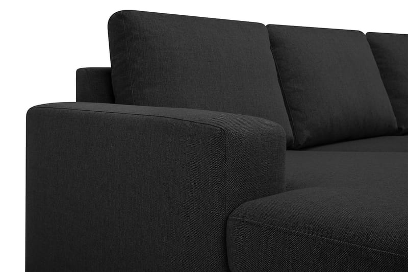 Crazy 5-sits Högervänd U-formad X-Large Soffa med Divan och Schäslong i Tyg - Antracit - Möbler - Soffa - U-soffa