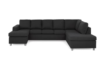 Crazy 5-sits Högervänd U-formad X-Large Soffa med Divan och Schäslong i Tyg