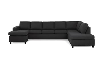 Crazy 5-sits Högervänd U-formad X-Large Soffa med Divan och Schäslong i Tyg