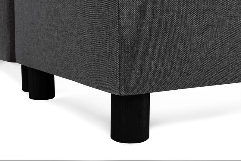 Crazy 5-sits Högervänd U-formad X-Large Soffa med Divan och Schäslong i Tyg - Antracit - Möbler - Soffa - U-soffa