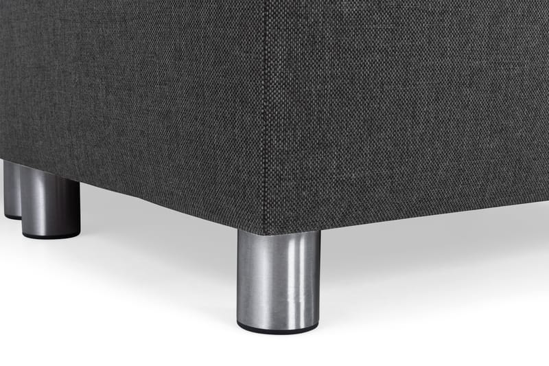 Crazy 5-sits Högervänd U-formad X-Large Soffa med Divan och Schäslong i Tyg - Antracit - Möbler - Soffa - U-soffa