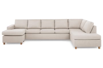 Crazy 5-sits Högervänd U-formad X-Large Soffa med Divan och Schäslong i Tyg